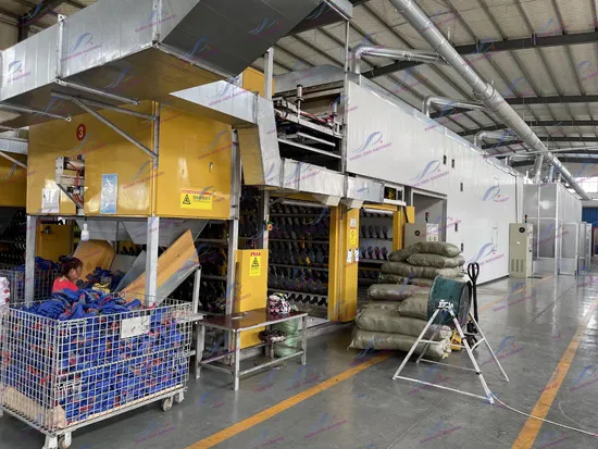 Линия по производству машин для производства перчаток с полиуретановым покрытием